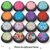 Cross-Border 16 cores série de Páscoa terno de cerâmica macia lantejoulas unhas Nail Polish cola gotas materiais de maquiagem atacado