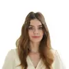 Joyería Transfronteriza Europea y Americana, Cadena para el Cabello Elegante y Lujosa con Borlas de Moda, Colgante de Circonita Sencillo y Moderno, Adorno para el Cabello de Novia para Mujeres