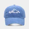 Venta Caliente de Amazon Gorra de Béisbol Bordada Bosque de Montaña Lavada Usada para Hombres y Mujeres Sombrero para Deportes al Aire Libre Montañismo Jungla