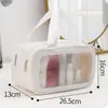 Nueva Bolsa de Cosméticos de Doble Capa, Gran Capacidad, Separación Seco y Húmedo, Bolsa de Almacenamiento Impermeable, Bolsa Portátil de Cosméticos y Artículos de Tocador para Baño y Viajes