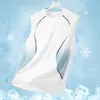 Camiseta Colete Camuflagem Degradê de Seda de Gelo para Homens e Mulheres, Novo Estilo de Verão, Masculino Outdoor, Casal, Esportes, Casual, Fitness, Corrida