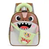 Mochila Infantil de Jardim de Infância Transfronteiriça 2026 Desenho Animado Tubarão Fofo Bolsa de Bebê Mochila Pré-escolar Mochila Escolar
