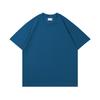 280 Camiseta sin mangas holgada de hombros caídos Solo, fresca y suave, de manga corta para hombre y mujer, color liso, tendencia callejera, versátil