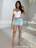 Primavera/Verano 2026 Comercio Exterior Transfronterizo Amazon Moda de Lentejuelas Irregulares Falda Ultra Corta Atuendo para Fiesta Noche de Mujeres