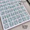 Pedras de Strass K9 Empilhadas Brilhantes Sem Base, Decorações de Unhas em Vidro Cristal de Gelo, Pedras de Strass para Unhas Ultra-Adesivas, Pedras de Strass Deslumbrantes