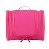 Bolsa de tocador portátil de gran capacidad con doble apertura para viajes, con tres cremalleras, impermeable y resistente al desgaste, bolsa de almacenamiento para cosméticos