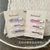 Nuevo Clip para el Cabello Sin Costuras con Lazo Estilo Coreano Versátil Clip Lateral para Flequillo de Niña Set Dulce de Clips para el Cabello de Acrílico para Mujeres