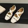 Sandalias Romanas huecas transpirables cómodas de moda retro para mujer, nuevos zapatos tipo jaula de punta cerrada de tacón bajo para el verano 2026