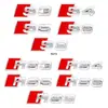 Adequado para Emblemas Personalizados Audi, Emblemas Metálicos para Carro, Emblemas Traseiros Modificados S3 S4 S5 S6 S7 S8