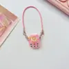 Casa de Muñecas Casa de Muñecas Mini Colgante Modelo Dibujos Animados Cámara Pequeña Lazo Accesorios para Colgar en el Cuello Accesorios para Muñecas