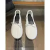 Primer Encuentro Jiping Planos Redondos Puntera Moño Zapatos Planos de Ballet para Mujer Sin Cordones Suela Suave Cómodos Zapatos de Abuela
