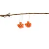 Pendientes Japoneses y Coreanos Elegantes Dulces de Flor Dopamina Escarchados Pendientes de Flor de Pétalo Multicapa para Vacaciones en la Costa para Mujeres