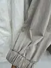 Chaqueta Estilo Coreano Moda Dongdaemun Sencilla Versátil Cortavientos Cuello Alto Cierre Cárdigan Suelta para Mujer Chaqueta con Capucha