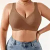 Personalização Vendedor de Sucesso Transfronteiriço Sem Costura Sem Fio Confortável Respirável Sutiã Múltiplas Cores Estilo Europeu e Americano Roupa Íntima Feminina