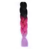 Trenzas Coloridas de Fibra Sintética Africana, Pelucas Degradadas, Cabello Trenzado, Extensiones de Rastas