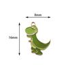 Dinossauro Pequeno Desenho Animado Pingando Óleo Liga Acessórios de Joias Pingente DIY Pingente Adorno de Cabeça Brinquedos Culturais Joias Criativas