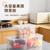 Panera de Plástico Especial Transparente con Tapa Caja Sellada Caja Crisper para Almacenamiento de Snacks de Grado Alimenticio Transparente