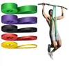Bandas de resistencia para fitness de un solo color, bandas de asistencia para dominadas de látex natural, juego multiespecificación, directo de fábrica, yoga