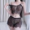 Huan solapa nueva ropa interior sexy de encaje para mujer, camisón de encaje sexy transparente europeo y americano, falda, una generación de cabello