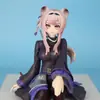 Nuevo producto transfronterizo: Postura Sentada Chica Hermosa Figura de Lin Yuxia, Muñeca de Belleza 2D, Adorno de Modelo de Coche