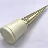 Botella de Vidrio para Esmalte de Uñas de 6-9 ml con Tapa, Pincel, Botella de Vidrio Dorada Galvanizada Cónica para Pegamento de Esmalte de Uñas con Logo Imprimible