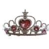 Velo de corona para niños atracciones turísticas joyería más vendida velo de hielo y nieve diadema de corona tocado de princesa corona al por mayor