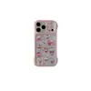 Laço Vermelho Kuromi Adequado para Iphone17Promax Desenho Animado 16/15Pro Apple 15 Capa de Celular 17