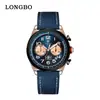 Nuevo reloj para hombre Longbo, reloj de pulsera de lujo para hombre de negocios, popular en Douyin, venta directa del fabricante 83821