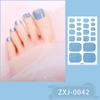 Zhengxiang Color Sólido Polvo de Cebolla Brillo Pegatinas para Uñas de Pie Explosiones Transfronterizas Pegatinas para Uñas de Pie de Niña Pegatinas para Uñas Pegatinas Impermeables para Pies
