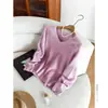 Ropa Única / [Cuello en V / Cuello Redondo / Cárdigan] ¡Enorme! Tejido cepillado de cachemira + lana + seda de 28 hilos