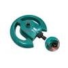 Aspersor grande de tres puntas, aspersor de riego para césped de 1/2 pulgada, cabezal de aspersor giratorio de 360 grados, se puede conectar en serie para rotación