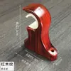 Varilla para Cortina con Grano de Madera Engrosado Base Fija de Soporte para Barra Romana Montaje Lateral Único/Doble Tapa Decorativa Accesorios para Cortinas