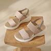 Sapatos de praia plus size com plataforma de comércio exterior, sandálias esportivas femininas, verão 2025, novos sapatos femininos casuais leves e confortáveis com velcro