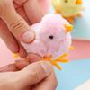 Nuevo Juguete para Mascotas Pollito de Cuerda Pollito Mecánico Realista Peluche Juguete para Gatos Cachorro Nostálgico Juguete de Puesto Callejero