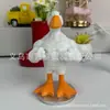 Imán Decorativo de Pato Hombre Musculoso Transfronterizo Adorno para Hogar Jardín Diseño Decoración Imán Almacenamiento de Llaves Adorno Resina