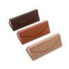 Estuche plegable para gafas con veta de madera anti-manchas anti-caídas se siente cómodo adecuado para la mayoría de los armazones color madera simple avanzado