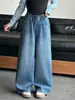 Pantalones vaqueros de nuevo estilo de otoño para niñas mayores, ropa infantil, jeans de cuadros estilo P para niñas, elegantes y versátiles