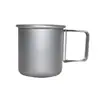 Venta al por mayor de fábrica Taza de agua para camping al aire libre 300ml taza plegable de aluminio portátil taza para picnic camping senderismo escalada