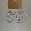 Brincos Vintage Cool de Estrela Martelada em Múltiplas Camadas para Mulheres, Design de Nicho com Sensação de Luxo, Tarrachas Doces e Cool que Fazem o Rosto Parecer Menor