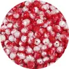 Pulseira de Flor Rosa Gradiente Colorida de ABS com Pérolas Artificiais Contas Soltas Acessórios para Joias DIY Pulseira Colar Feitos à Mão Materiais