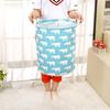 Cesto de Armazenamento de Roupa Suja de Loja de Departamento Doméstico Dobrável Impermeável Cesto de Roupa Suja Cesto de Armazenamento de Tecido de Algodão e Linho Balde de Armazenamento Cesto de Exibição de Brinquedos