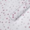 Algodón de Azúcar Amor Forro Envoltura Papel de Flores No Tejido Impermeable Papel para Envolver Flores Piruleta Material para Envolver Flores