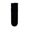 Calcetines finos de verano para mujer, calcetines de estilo ballet hasta la pantorrilla, calcetines huecos de encaje transpirables de capas, adelgazantes y versátiles, calcetines estilo Chanel