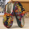 Pantuflas de Algodón para Hombre Otoño Invierno Calientes Pantuflas de Casa Pantuflas de Felpa de Algodón Estampadas de Comercio Exterior para Mujer POD Venta al por Mayor Transfronteriza JIT Dropshipping