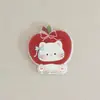 Fofo Novo Gatinho Maçã Vermelha Acessórios de Acrílico DIY Adorno para Headwear Grampo de Cabelo Capa de Celular Flor para Sapato Acessórios