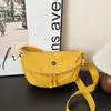 Bolso Cruzado Impermeable Ultraligero Tela Oxford Unisex Versátil Hombro Único Nylon Ligero Práctico Silla de Montar Pecho Bolso Dumpling