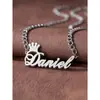 Moda Europea y Americana Elementos de Corona Se Pueden Personalizar DIY Cadena en Forma de O en Inglés Cadena de Acero de Titanio Cadena para Clavícula Cadena para Suéter