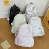Mochilas para Alunas do Ensino Médio, Alunos do Ensino Fundamental II, Mochilas Personalizadas Estilo Coreano Tie-Dye, Mochilas Casuais Simples de Grande Capacidade para Alunos do Ensino Fundamental