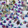 Outlet de Fábrica Diamante de Color Cristalino Arte de Uñas Diamante de Vidrio Super Brillante Comercio Internacional Fondo Plano Un Diamante Funda para Teléfono Móvil Accesorios de Relleno diy