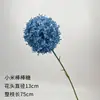 Flores artificiales azul bruma para bodas al por mayor, flores falsas de color bruma oscura para escenario de salón de bodas, decoración floral de fondo de pasillo